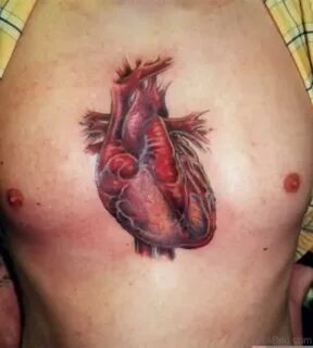 Best Heart Tattoo Ideas On Chest For Men Image - Segerios.co