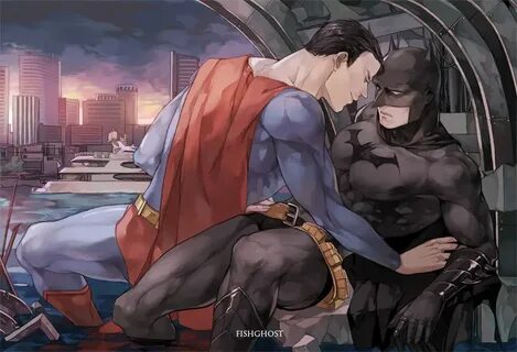 Superbat slash by fish-ghost on deviantART Бетмен