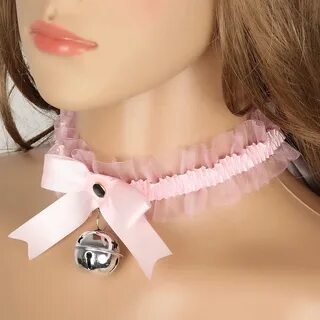 New Adjustable Lace Choker With Bell Sweet Cute Gothic Choke