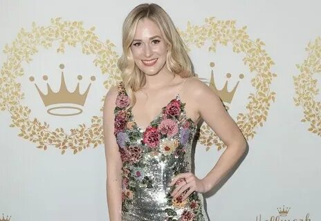 Canadian actress Brittany Bristow arrives at Hallmark Summer