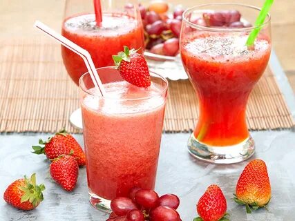 Shake de frutas vermelhas - Lucilia Diniz