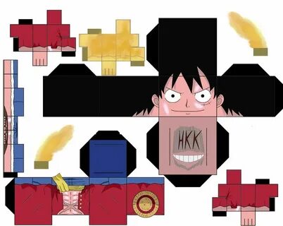 Luffy Gear Second by hollowkingking Papercraft Paper toys, P