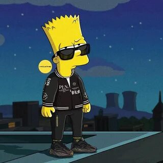 View 20 Cartoon Wallpaper Cool Bart Simpson Drawing - divilo