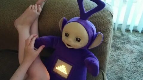 Kiana and her Teletubby Tinky Winky! - YouTube