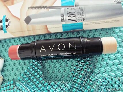 Двойные Кремовые Румяна Avon "Идеальный оттенок" - "Очередна