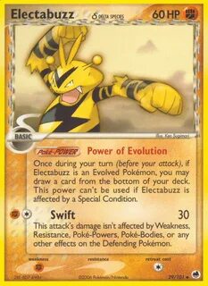 Electabuzz δ EX Dragon Frontiers Pokemon Card Pikawiz