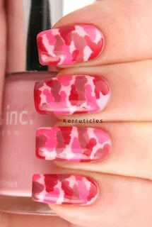 GOT Polish Challenge: Pink: Camouflage nails - Kerruticles