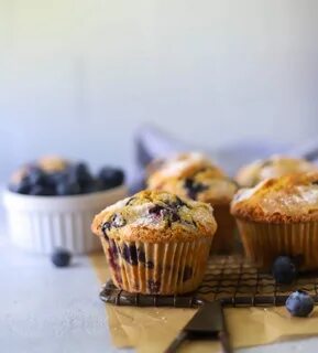 Whole Wheat Blueberry Muffins - Boston Girl Bakes