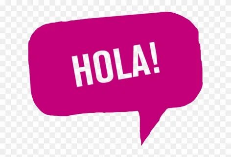 Download #hola #hi #speech #bubble #speerachi #pink #freetoe