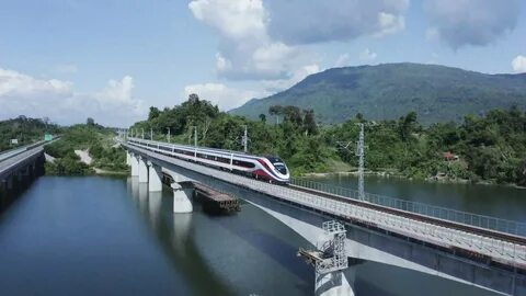 Running train on thai