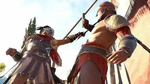Assassin's Creed Odyssey Fighting Spartan Soldiers & Bounty 