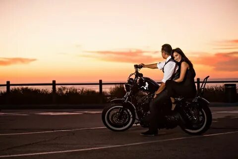 engagement Bike photoshoot, Motorcycle wedding, Motorcycle e