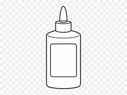 Bottle Clipart White Glue - Glue Coloring Page - Free Transp