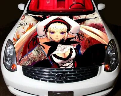 Anime Full Color Graphics Adhesive Vinyl Sticker Fit any Car