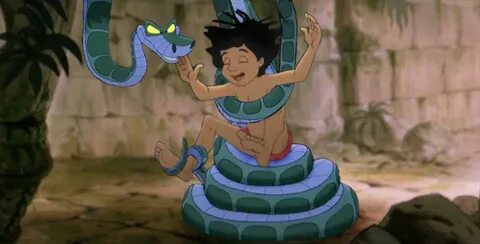 Mowgli and Kaa: Tickle Time by Scarecrow1701 on DeviantArt