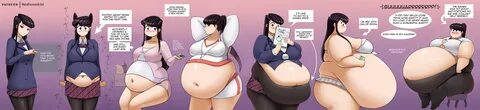 belly button, belly expansion, big ass, big belly, cat ears, chubby, chubby...