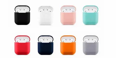 Чехол для Apple AirPods 1, AirPods 2 силиконовый за 104 с бе