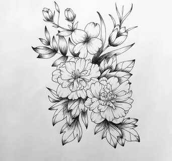 Pin by palmiracle on Sketches Flower tattoo, Flower tattoo d