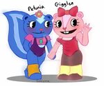 Giggles and Petunia 💕 Happy Tree Friends Amino