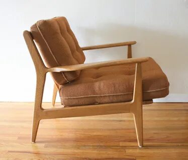 Mid Century Modern Arm Lounge Chairs by Baumritter Picked Vi