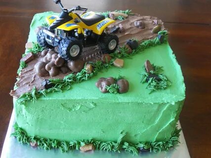 quad cake 9th birthday cake, Boy birthday cake, Bike cakes