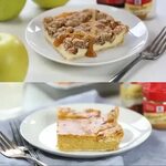 Apple Crisp Cheesecake Video Easy cheesecake recipes, Sweet 
