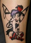 28 Appealing Fairy Tinkerbell Tattoos Pixie tattoo, Fairy ta