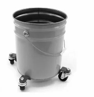 Drum Dolly 5 Gallon Bucket w Swivel Casters Heavy Duty Steel