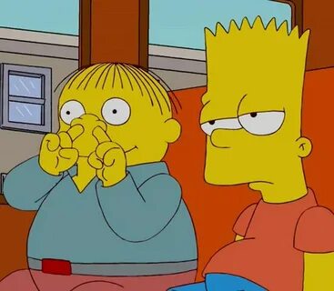 Ralph Wiggum and Bart Simpson. Simpsons art, Ralph wiggum, S