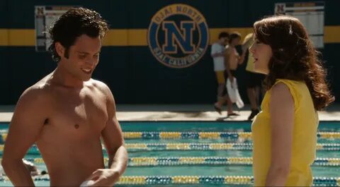 Penn Badgley as "Woodchuck" Todd shirtless in Easy A - fanbo