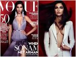 Sonam Kapoor Sonam Kapoor On Vogue Cover Sonam Kapoor Cleava