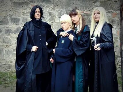 Hogwarts Slytherins: Prof. Severus Snape, Draco Malfoy, Narc