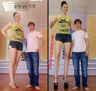 6ft9 Vs 5ft8 Tall women, Tall girl, Women