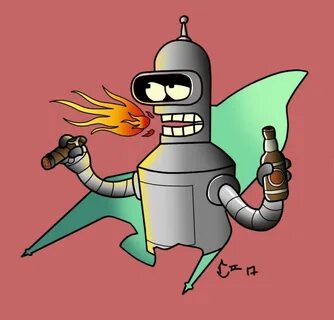 Bender, Futurama Futurama, Futurama tattoo, Cartoon art