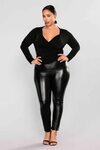 Tabria Majors Plus size, Faux leggings, Dressy casual outfit