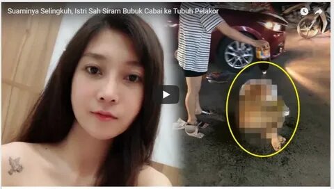 Ngenes! Suaminya Punya WIL, Istri Sah Siram Bubuk Cabai ke T