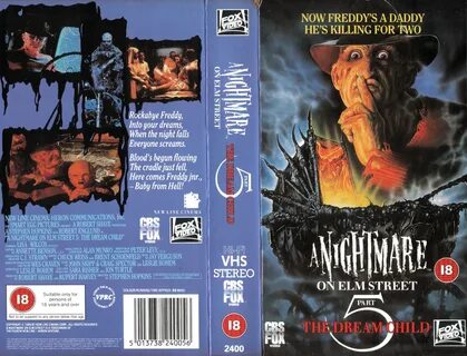 A Nightmare on Elm Street 5: The Dream Child - Home Video Ni