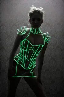 Futuristically Illuminated Undergarments : Glow-in-the-Dark 