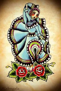 Mexican tattoo flash BY: ALXBNGALA on Behance