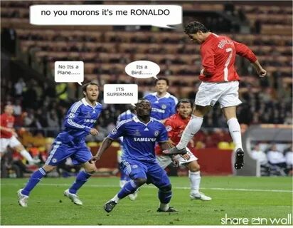 The Talent of Cristiano Ronaldo Funny football pictures, Soc