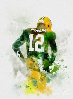 Aaron Rodgers Mixed Media by My Inspiration Fine Art America