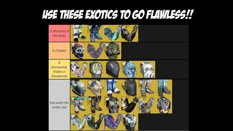 USE THESE EXOTICS FOR TRIALS! Titan Exotic Armor Tier List D