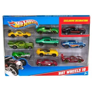 Hot Wheels. Подарочный набор из 10-ти машинок от Mattel, 548