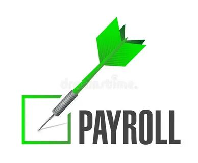 Payroll Pointer Sign Concept Illustration Design Stock Illus