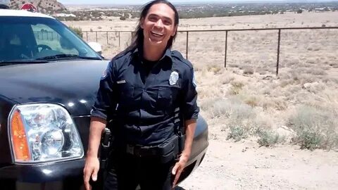 This my friend Zahn McClarnon, who plays Officer Mathias On 