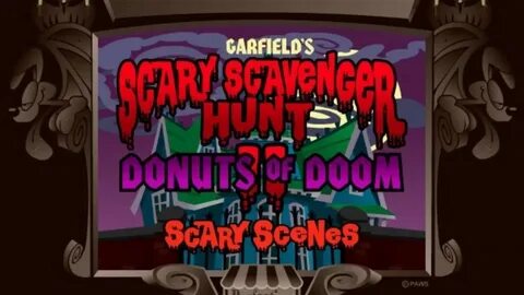 Halloween Garfield Scary Scavenger Hunt 2 - YouTube