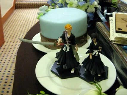 Bleach cake toppers Cake toppers, Wedding cake toppers, Cool