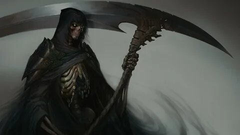 Female Grim Reaper Art Wallpapers Wallpapers - Most Popular 