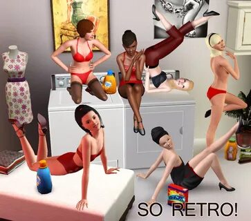 Retro Sims 3 Poses Related Keywords & Suggestions - Retro Si