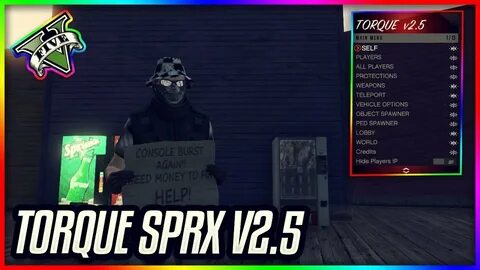 PS3 - GTA V Torque Mod Menu Sprx Page 2 ConsoleCrunch Offici